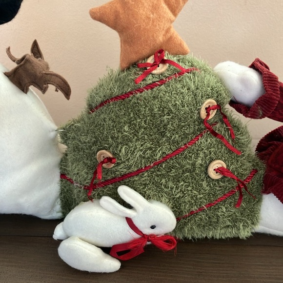 St. Nicholas Square Snowmen Doorstop Plush Christmas Trees - Picture 12 of 16